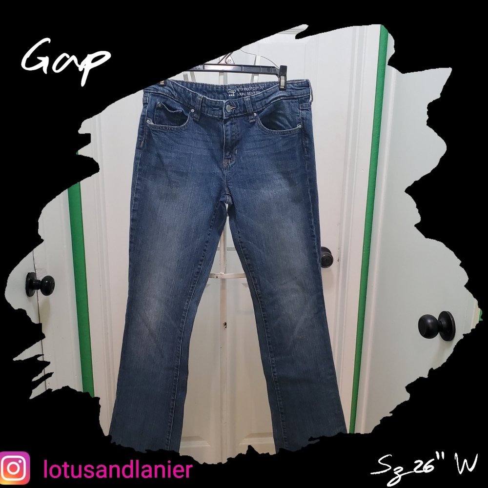 Gap Sexy Bootcut Fit Jeans Sz W 26"